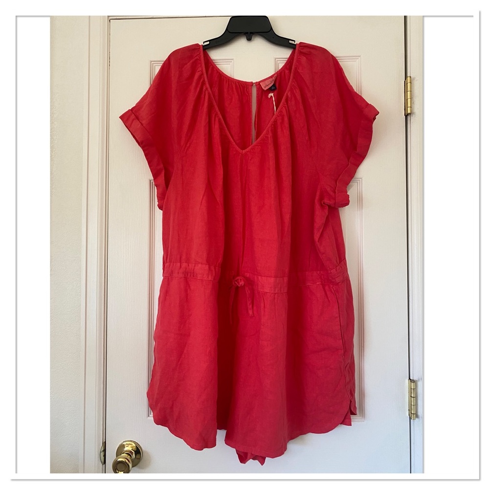 Women’s Short Sleeve Romper Jumpsuit Universal Thread 2X - Picture 2 of 4